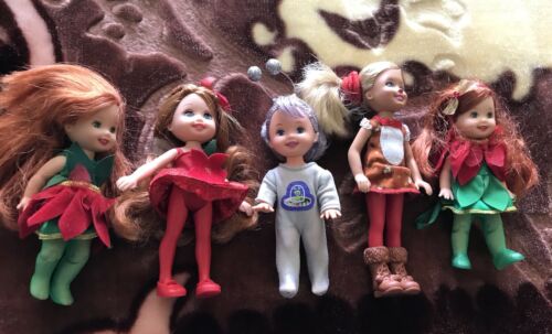 Lot Of 5 Holiday Mini KELLY Dolls/VGC