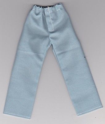 Homemade Doll Clothes-Slate Colored Pants fits Ken Doll P7
