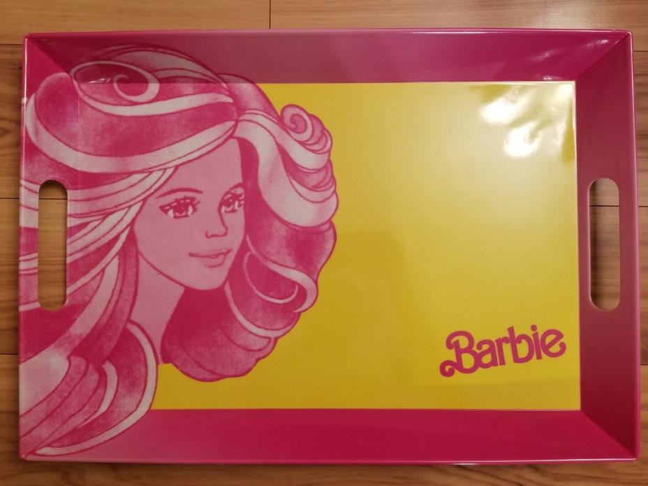 Vintage Barbie Large Fullsize Collectible Serving Carry Tray