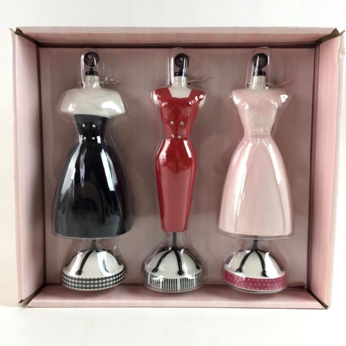 45TH ANNIVERSARY BARBIE PHOTO HOLDERS (SET OF 3) - HALLMARK - 2004