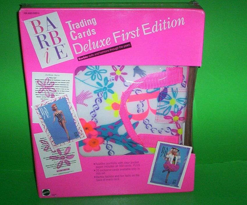 1990 Barbie 320 Trading Cards Deluxe First Edition with Bonus Poster Inside NRFB