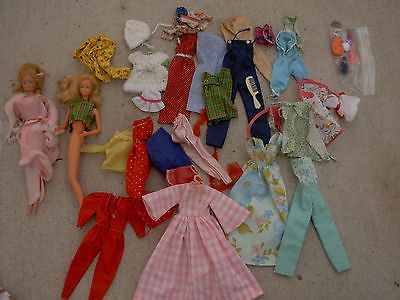Vintage Barbie Doll Lot 2 dolls and clothing