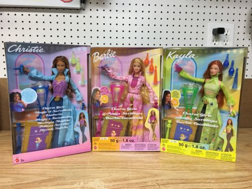 Charm Girls Secret Spells Barbie Set Of 3 Foreign Release