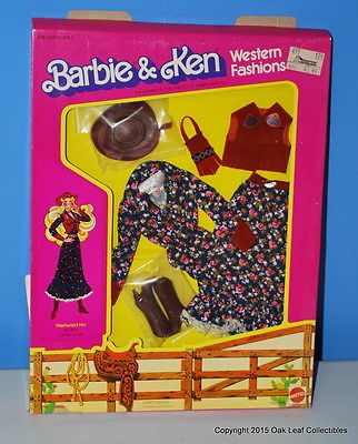 Westward Ho #3578 Barbie Doll Western Outfit 1981 Designer Fashions NRFB