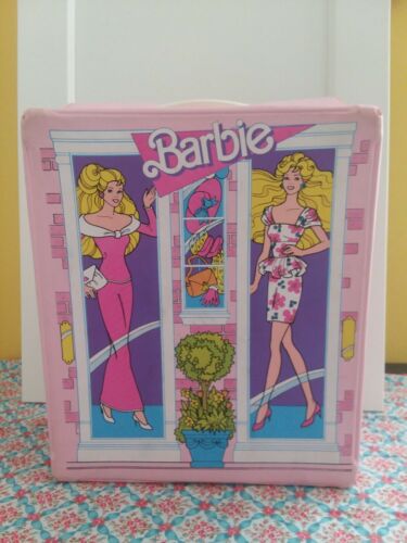 Vintage 1988 Mattel Pink Barbie Case