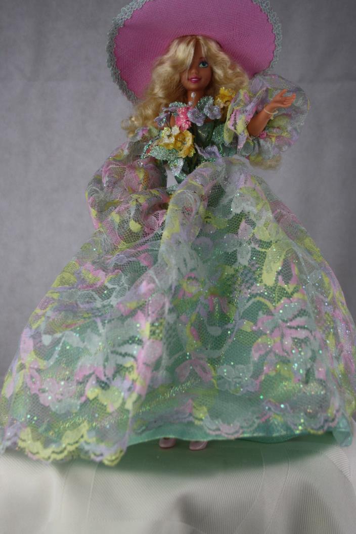 1995 SPRING BOUQUET Barbie Doll Enchanted Seasons Collection  #12989- NO BOX