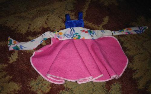 Vintage 1980s Barbie Bathing Suit and Cover Up Set