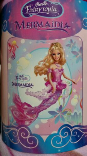 Barbie 12 Fairytopia Mermaidia Fleece Throw Blanket 50