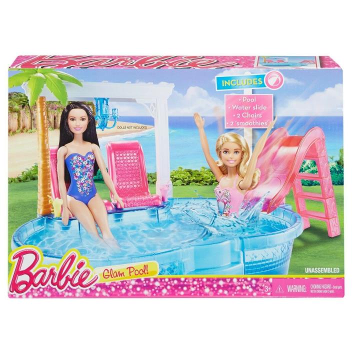 Barbie Glam Pool Party Playset
