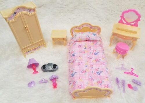 Vintage 1996 Barbie Bedroom & Accessories #67552-91 SET Complete with Extras