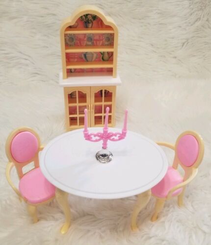 Vintage 1996 Barbie Dining Room Set #67551-91 See Details!