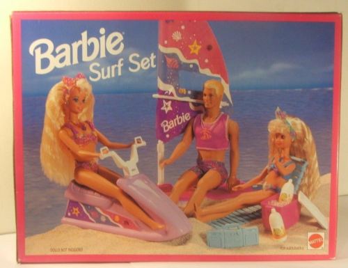 Barbie Surf Set 1993 Mattel Playset #67028 New in Sealed Box