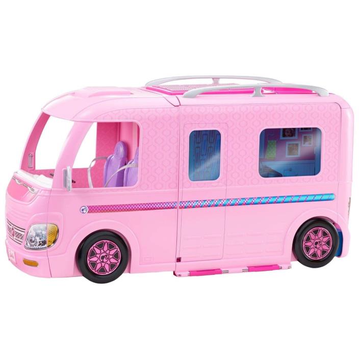 Barbie Dream Camper Adventure Camping Playset NEW DAMAGED BOX