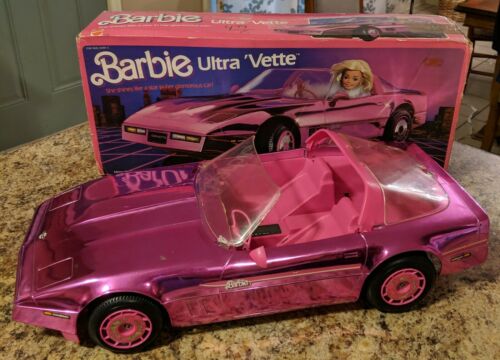 Barbie Ultra 'Vette w/box (1985) VINTAGE CORVETTE