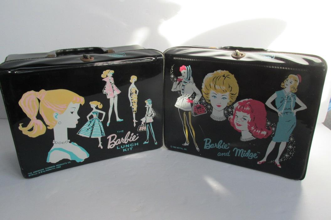2 Vintage Barbie Lunch Boxes