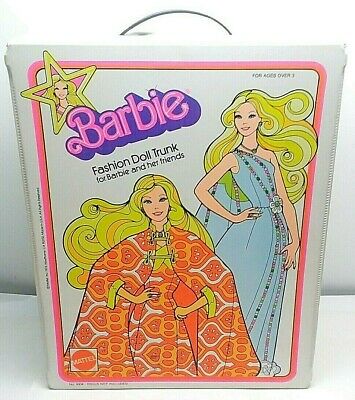 1976 Mattel Barbie & Friends Double Size Case Fashion Doll Trunk