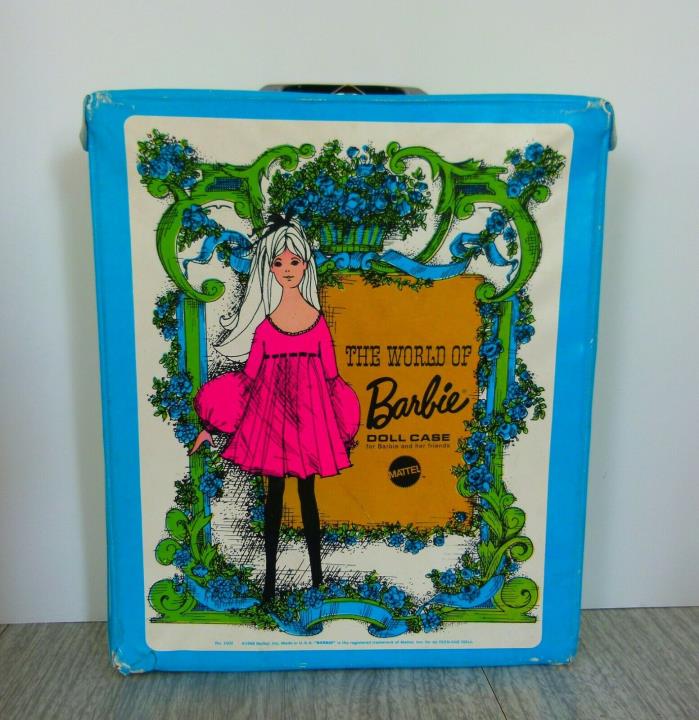 The World Of Barbie Doll Case 1968 Mattel No. 1002