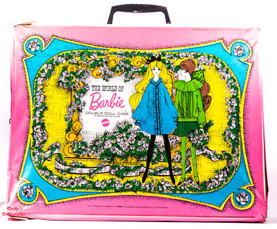 Vintage 1968 The World of  Barbie 2 Doll Fashion Case For Barbie And Her Friends