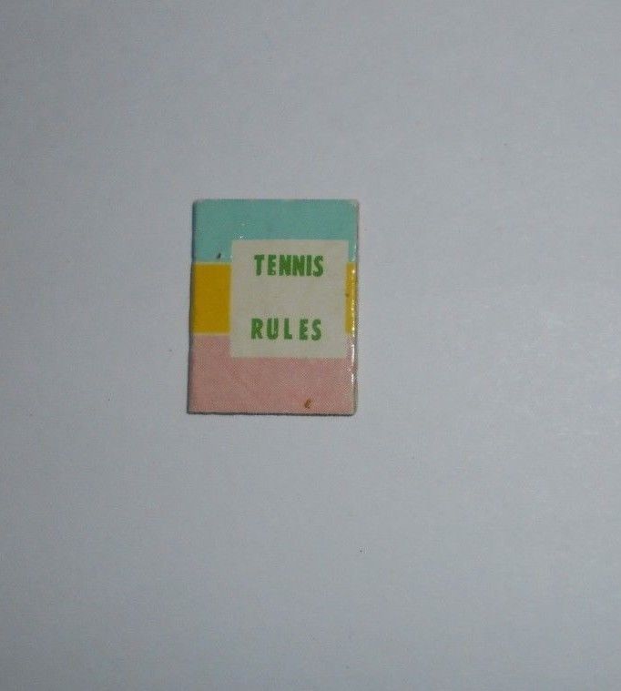 BARBIE ...1962-64 TENNIS RULES. #941