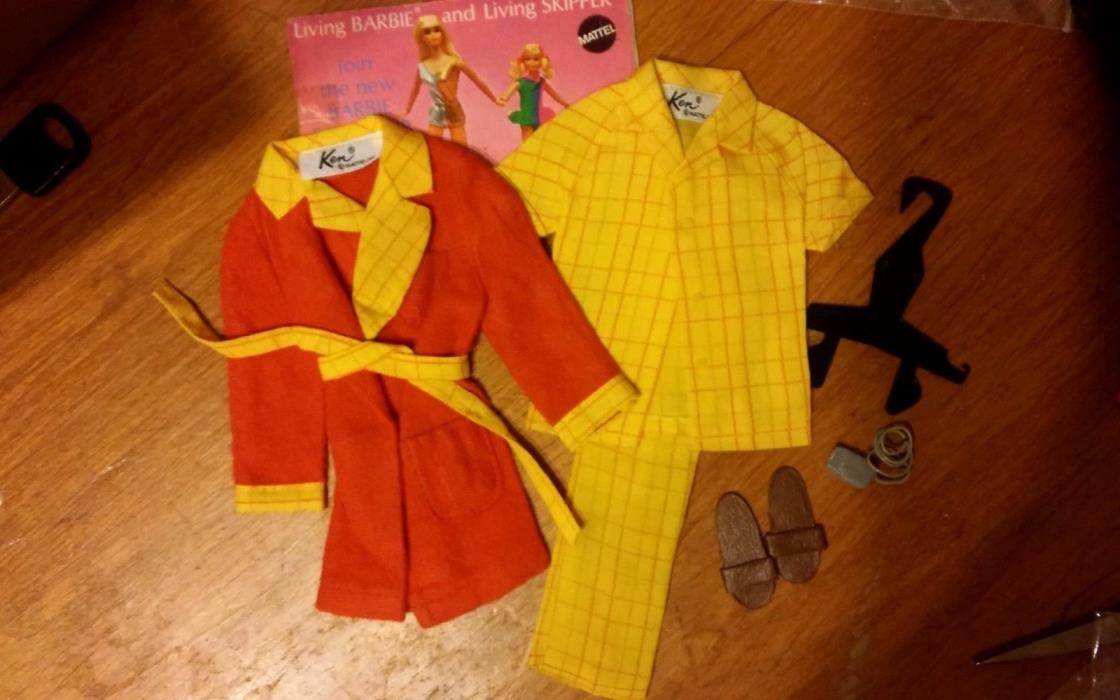 Barbie Ken 1969 Breakfast At 7 #1428 Complete Near Mint - Mint