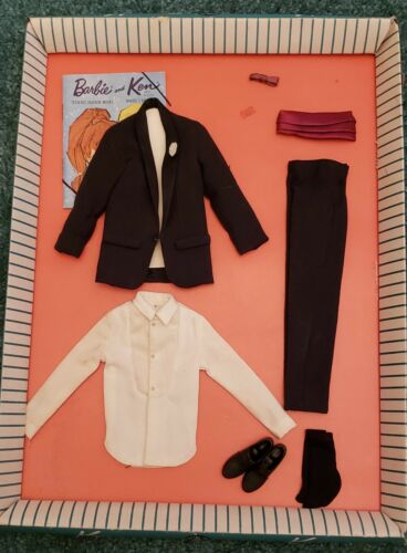 Vintage  1961 KEN Doll #787 Tuxedo Boxed Outfit - No Cellophane -  Missing...