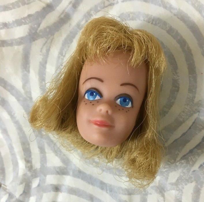 Vintage Mattel 1962 Barbie Midge Doll Head Only With Freckles