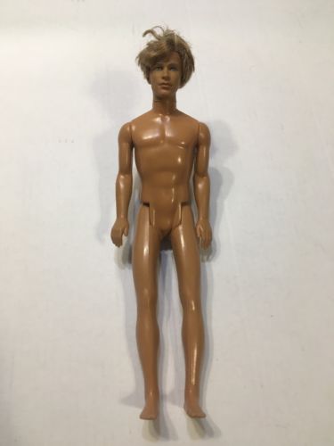 Vtg. Barbie Mattel WITH HAIR KEN DOLL Made in INDONESIA 1968 Bendable