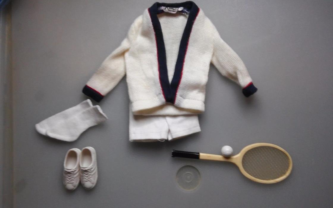 Barbie Ken 1962 TIME FOR TENNIS #790 Near Complete Tagged Very Good