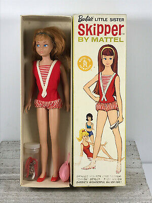 1960's Mattel Barbie Skipper Redhead in Box