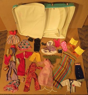 Vintage Barbie Clothing, Accessories & Doll Case