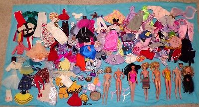 Vintage Barbie Midge Fashion Queen Dolls Clothes Dresses Purses Shoes MORE 200+