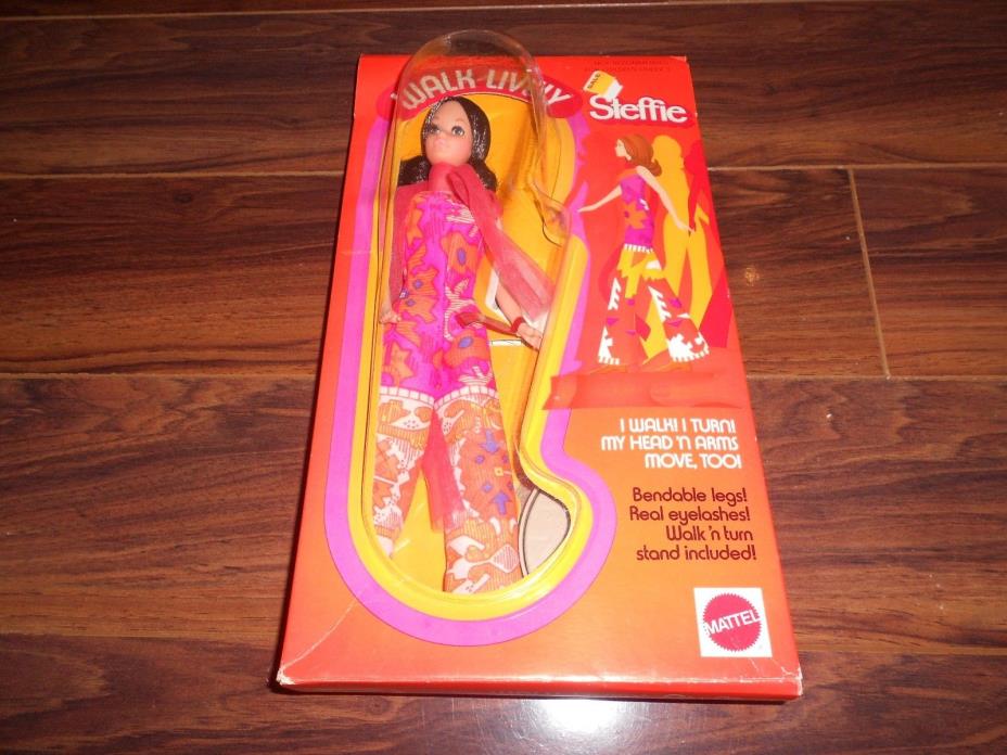1971 WALK LIVELY STEFFIE BY MATTEL, NRFB AND FACTORY SEALED .