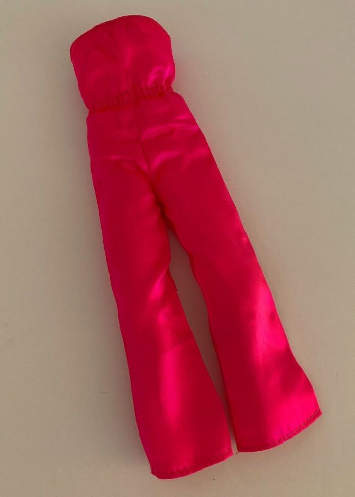 Francie vintage Barbie doll clothes hot pink Satin Happenin' jumpsuit 1237 tag