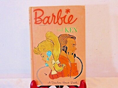 1963 Barbie Ken Hardcover Book Mattel Lawrence Maybee Random House Doll Toy USA