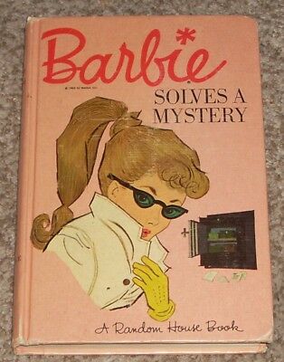 Vintage 1963 Mattel Random House Barbie Solves A Mystery #5 Book Lawrence