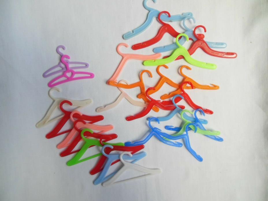 Vintage Barbie Clone Hangers – Mix of Styles, Colors – Most Marked Hong Kong