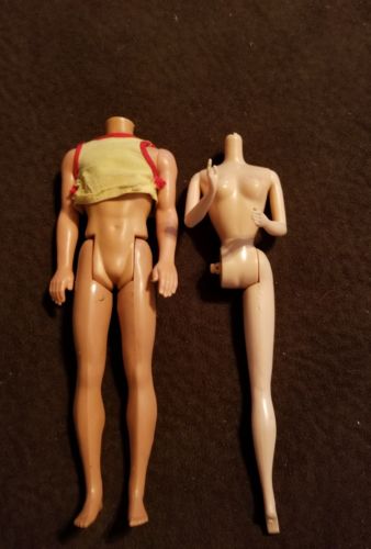 Vintage MATTEL Barbie (Philippines) and Ken (Hong Kong) Bodies TLC
