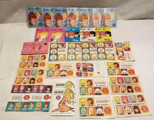 Lot of 31, Assorted, VINTAGE Barbie Fashion Books by Mattel