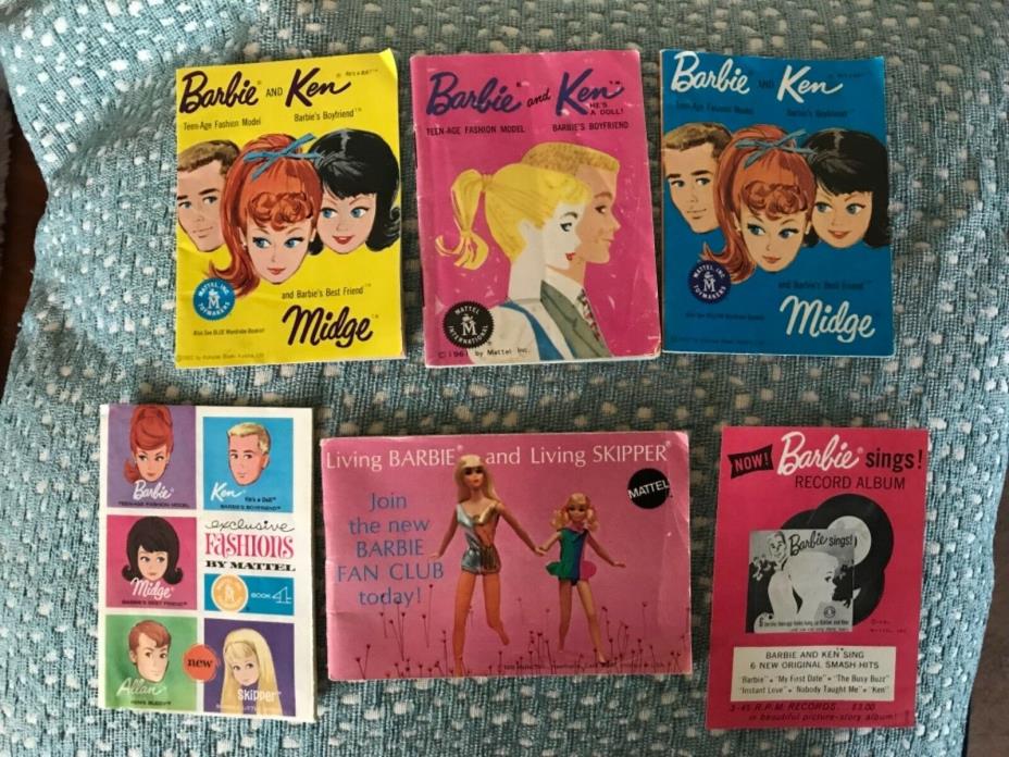 Vintage Barbie Doll Booklets Ken skipper