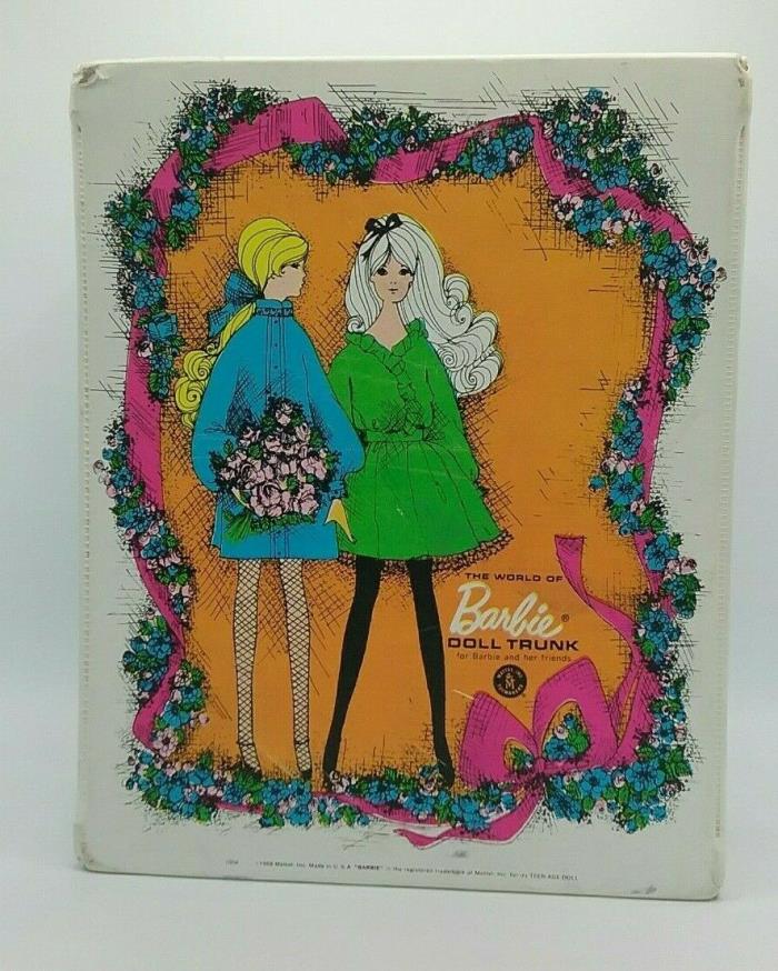 Vintage Barbie Wardrobe Case 1968 The World of Barbie  Doll Clothes Accessories