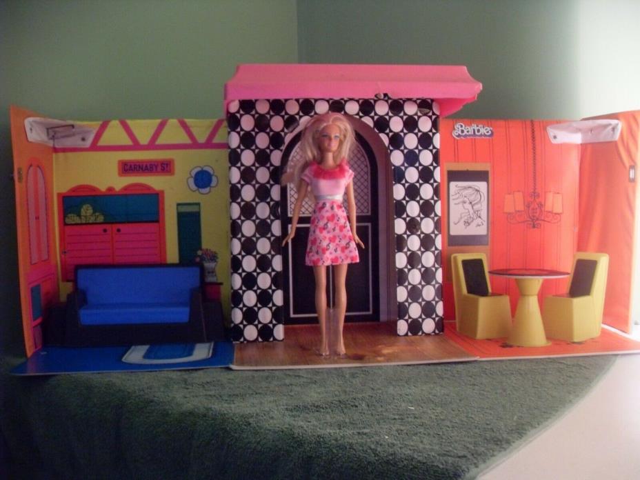 Vintage Mattel Barbie Family House with Furniture