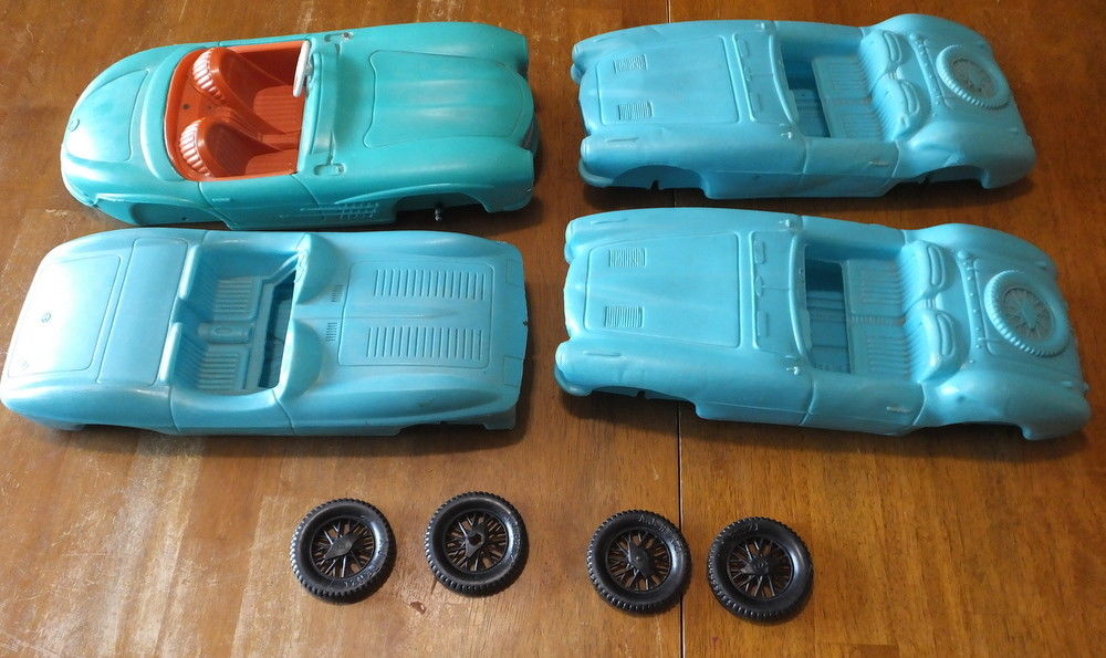 Vintage Irwin Mattel, A.J. Renzi Austin Healey, Mercedes, Corvette 17
