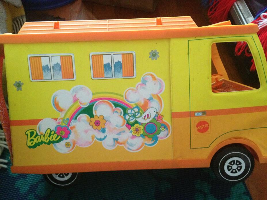 Barbie Mattel Country Camper Van Bus RV 1971 Vintage