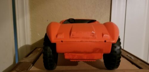 Vintage W. Germany Sand Buggy Orange Plastic Barbie Doll Toy Race Sports Car
