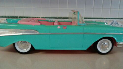 1957 CHEVY Bel Air Barbie Car Convertible Mattel 1988 Turquoise/Pink