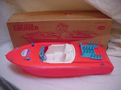 60s  BARBIE  BOAT  IN  RED  BY IRWIN  RARE SPEED BOAT  NEW  IN THE  BOX