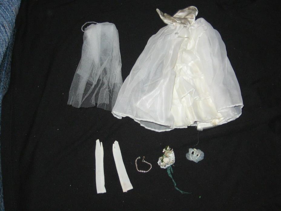 Vintage Barbie Bride's Dream # 947 Wedding Outfit- 1963
