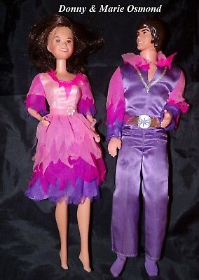Vintage Barbie Friends Donny & Marie Osmond Dolls w/ Original Clothes ??