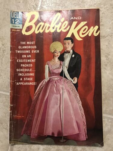 Vintage 1964 BARBIE AND KEN Dell Comic Book. Nov-Jan. Mattel