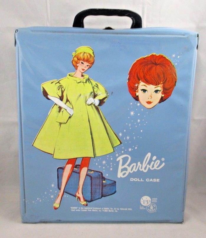 1958 BARBIE Mattel Doll Case Blue #6 0f LOT of 7 BOXES
